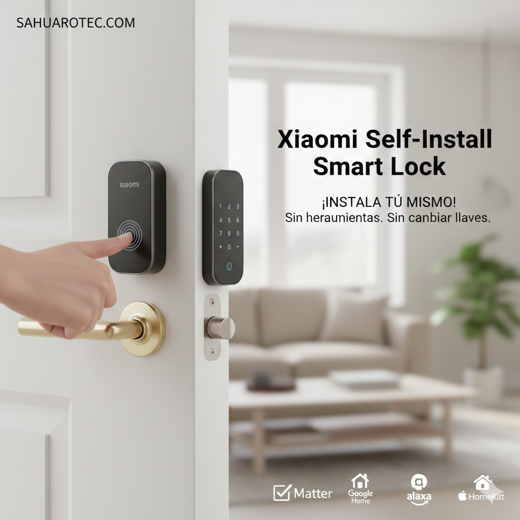 Xiaomi Self-Install Smart Lock: La cerradura inteligente que instalas tú mismo sin cambiar de llaves